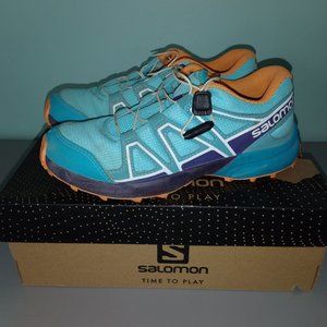Salomon Speedcross J Kids Trail Running Shoes Sz 3